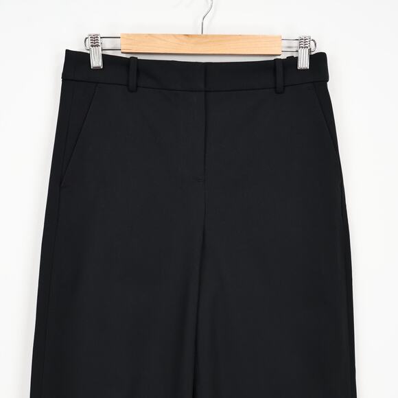 J.Crew Factory Remy Wide Leg Cropped Pant Black Size 6 NWT - Picture 2 of 8
